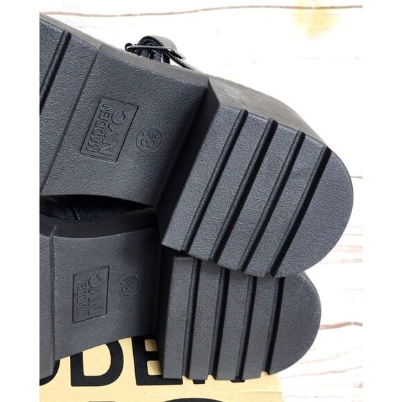 Madden NYC Mary Jane Lug Black Size 8.5 Stylish, Breathable & Eco-Friendly Shoes - Picture 10 of 16